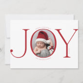 Kerstmis Geboorte Aankondiging Vakantie Fotokaart (Voorkant)