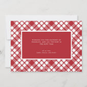 Kerstmis Geboorte Aankondiging Vakantie Fotokaart (Achterkant)