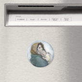 Kerstmis Geboorte de Madonna en kind Jezus Magneet (Insitu (Vaatwasser))