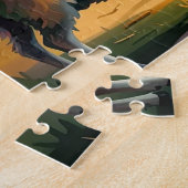 Kerstmis Geboorte Heilige Nacht Legpuzzel (Zijkant)
