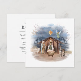Kerstmis geboorte Jezus Christus In Kaart