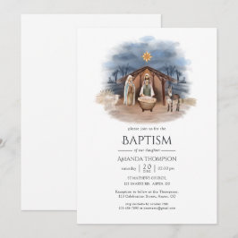 Kerstmis geboorte Jezus Christus religieus Kaart
