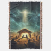 Kerstmis/Geboorte/Jezus Deken (Voorkant Verticaal)