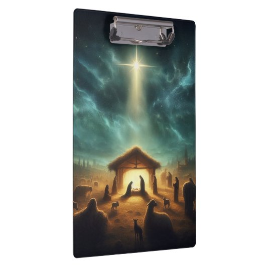 Kerstmis/Geboorte/Jezus Klembord (Rechts)