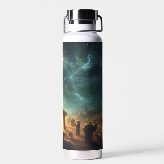 Kerstmis/Geboorte/Jezus Waterfles (Achterkant)