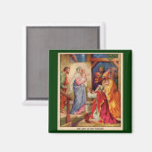 Kerstmis Geboorte Scène Wisemen Magneet (Voorkant / Achterkant)