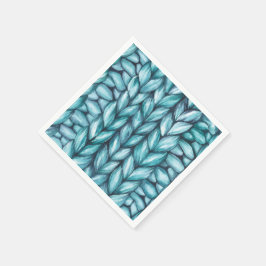 Kerstmis gebreid servet