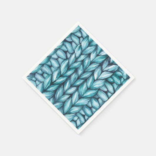 Kerstmis gebreid servet (Hoek)