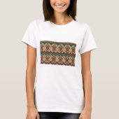 Kerstmis Gebreide Man Patroon T-shirt (Voorkant)