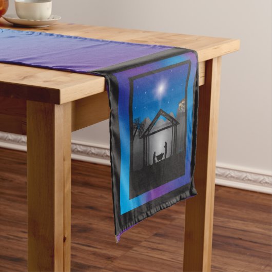 Kerstmis Gedekte Tafelloper (Voorbeeld)