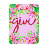 Kerstmis - Geef Magneet (Verticaal)