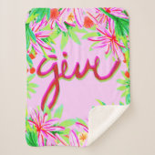 Kerstmis - Geef Sherpa Deken (Voorkant)