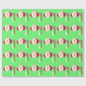 Kerstmis: geen kerstcadeaubonnen cadeaupapier (Vlak)