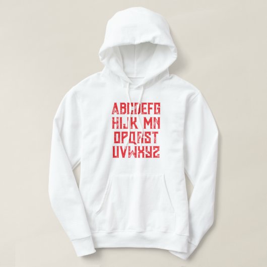 Kerstmis Geen L Trui Hoodie (Design voorkant)