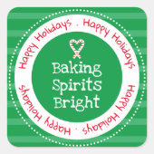 Kerstmis geen Peking December 25 Square Sticker (Voorkant)