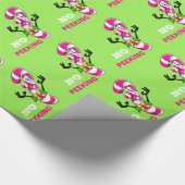 Kerstmis: geen snoeprietsnoer cadeaupapier (Hoek)