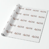 Kerstmis Geest Spoken Feestdag Halloween Kerstmis Cadeaupapier (Uitgerold)