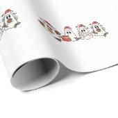 Kerstmis Geest Spoken Feestdag Halloween Kerstmis Cadeaupapier (Rol Hoek)