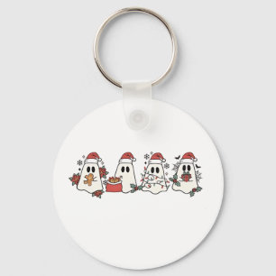 Kerstmis Geest Spoken Feestdag Halloween Kerstmis Sleutelhanger