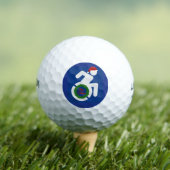 Kerstmis Gehandicapt Golfballen (Insitu Shirt)