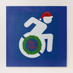 Kerstmis Gehandicapt Legpuzzel