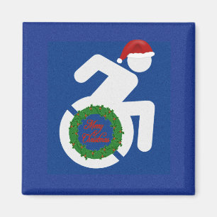 Kerstmis gehandicapten magneet