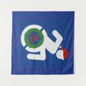 Kerstmis gehandicapten wandkleed (Voorkant (horizontaal))