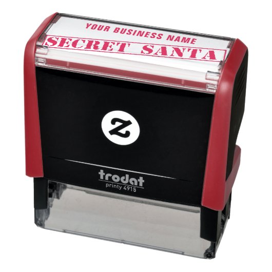 Kerstmis Geheim Santa Business Zelf Inking Stamp Zelfinktende Stempel (Product)