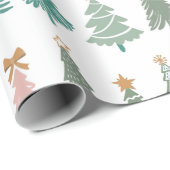 Kerstmis gekleurde Noel Kerstmis Cadeaupapier (Rol Hoek)