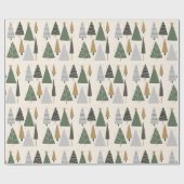 Kerstmis gekleurde Noel Kerstmis Cadeaupapier (Vlak)