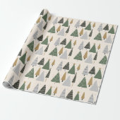 Kerstmis gekleurde Noel Kerstmis Cadeaupapier (Uitgerold)