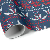 Kerstmis gekleurde Noel Kerstmis Cadeaupapier (Rol Hoek)