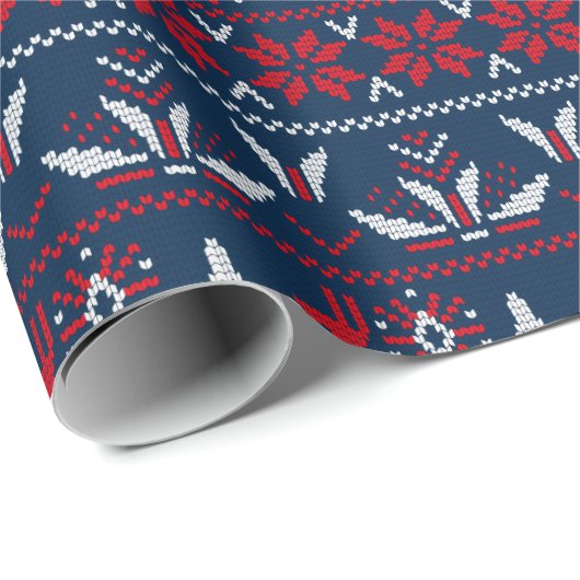 Kerstmis gekleurde Noel Kerstmis Cadeaupapier (Rol Hoek)