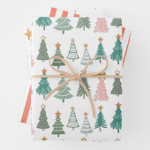 Kerstmis gekleurde Noel Kerstmis Inpakpapier Vel (In situ)