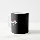 Kerstmis - Geloof in de Kerstman  Koffiemok (Voorkant links)