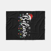 Kerstmis - geloof kerstkerstmis fleece deken (Voorkant (Horizontaal))