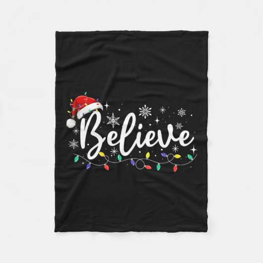 Kerstmis - geloof kerstkerstmis fleece deken (Voorkant)
