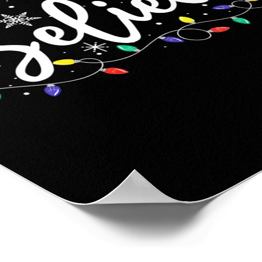 Kerstmis - geloof kerstkerstmis poster (Hoek)