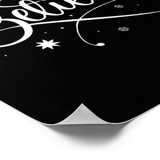 Kerstmis - geloof kerstkerstmis poster (Hoek)