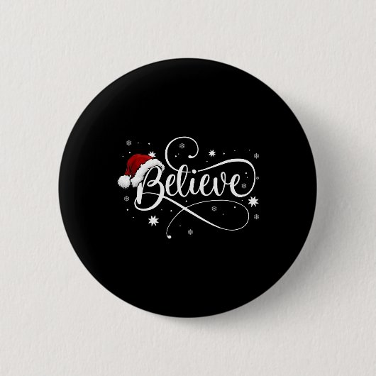 Kerstmis - geloof kerstkerstmis ronde button 5,7 cm (Voorkant)