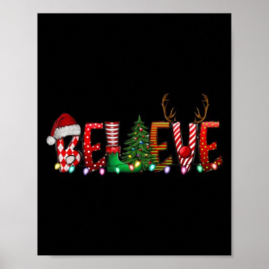 Kerstmis - Geloof Sinterklaus Geloof Kerstmis Poster (Voorkant)