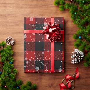 Kerstmis GELOOF Tekst in sneeuwvlokken Cadeaupapier
