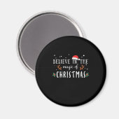 Kerstmis gelooft in de kerstavond magneet (Voorkant / Achterkant)