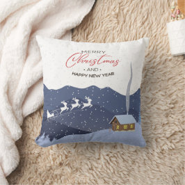 Kerstmis | Gelukkig nieuw jaar | Santa gift Kussen