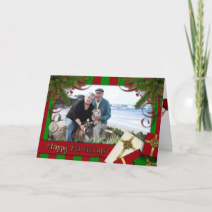 Kerstmis - Gelukkige Foto 3 van Pawlidays - van Feestdagen Kaart