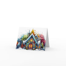 Kerstmis Gelukkige Heldere Illustratie