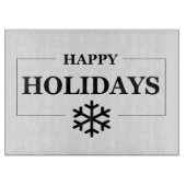 Kerstmis Gelukkige Vakantie Aangepaste Gift Vrolij Snijplank (Voorkant)