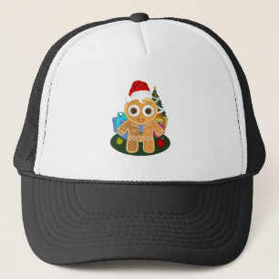 Kerstmis - Gember Koek Man Trucker Pet