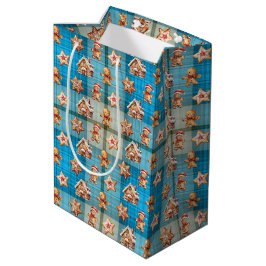 Kerstmis Gemberkoek Huizen en Mannen Medium Cadeauzakje