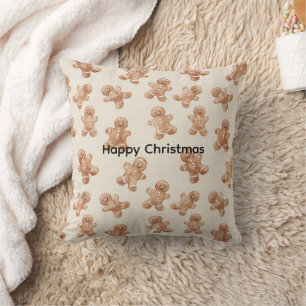 Kerstmis gemberkoekjes kussen